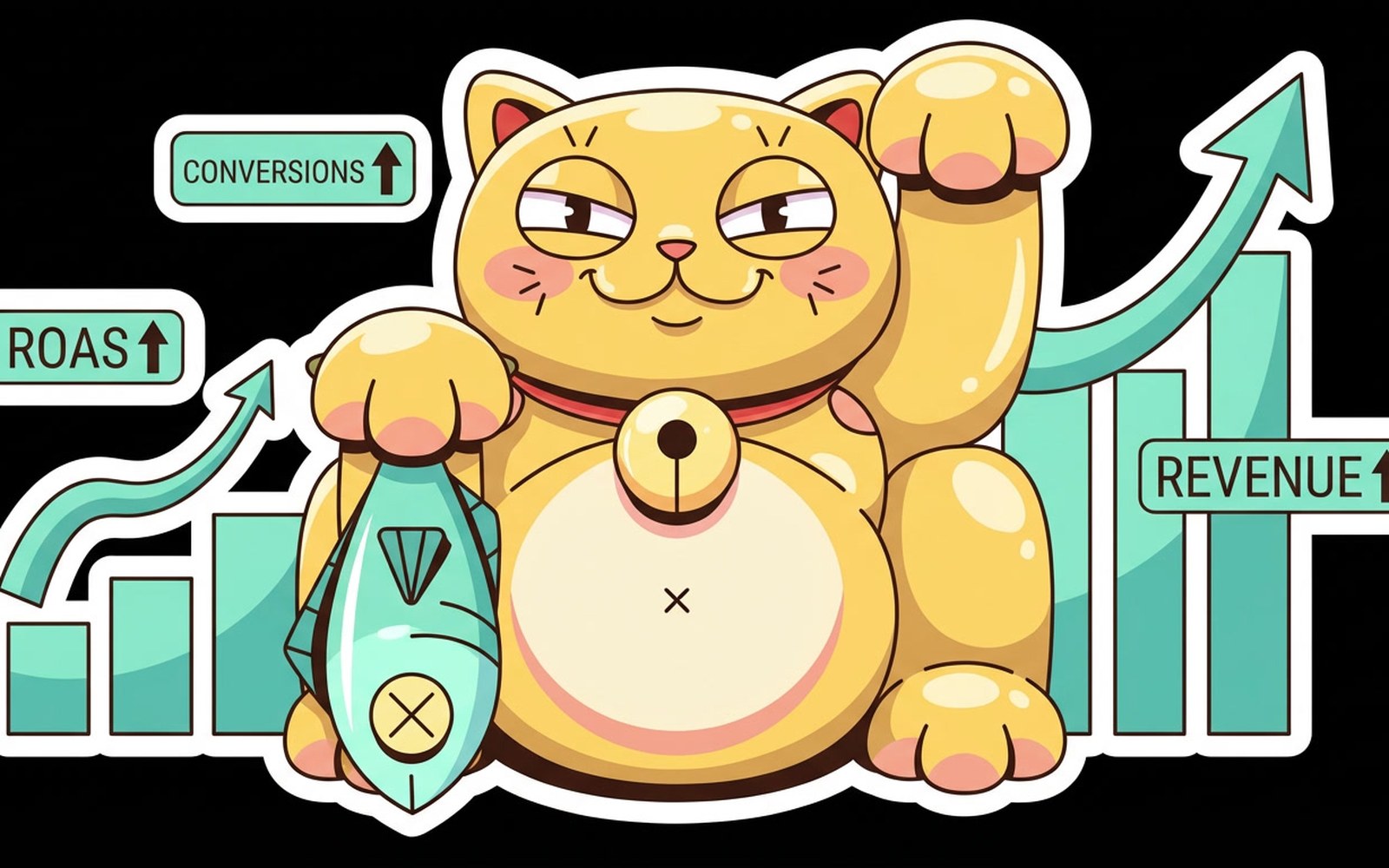 Lucky cat character
