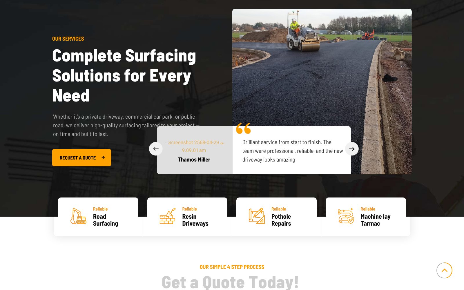 East Herts Surfacing website 3