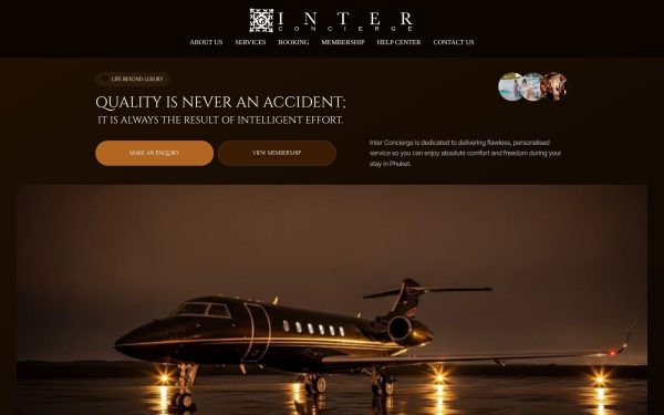 Inter Concierge Phuket website 1 Inter Concierge Phuket website by Spectrum Media Solutions