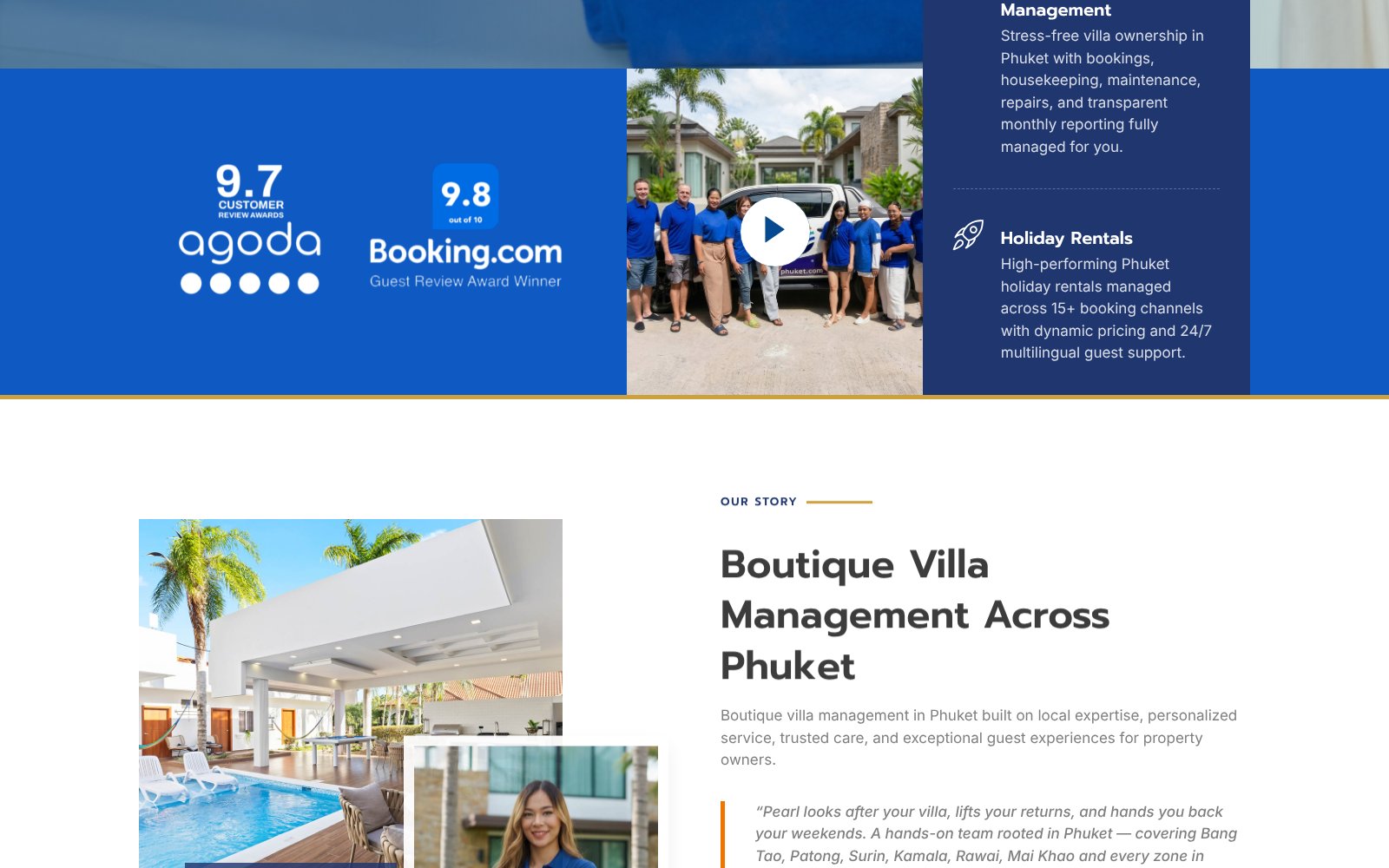The Property Management Company website 2