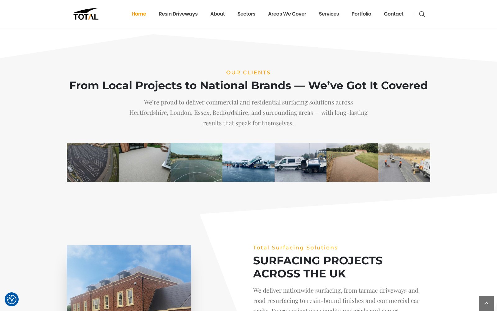 Total Surfacing Solutions website 3